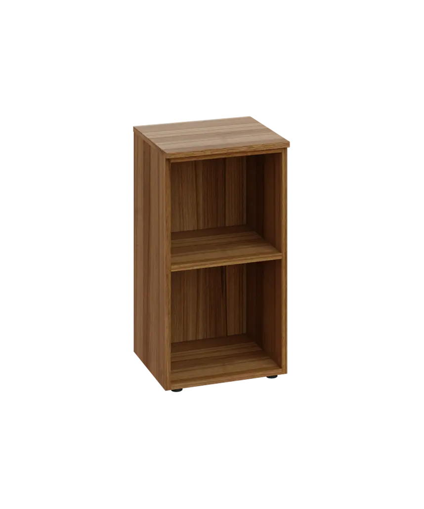 EN 2 - 4N skříňka otevřená, úzká lamino - ořech světlý