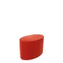 ELIPSA MALÁ taburet, koženka červená