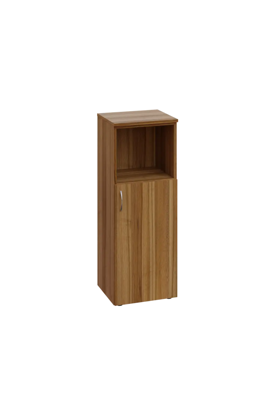 EN 3 - 4DN skříňka  dveřová/nika, úzká, pravá lamino - ořech světlý