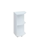 EZ 2 - 4 skříňka rohová, vnější, úzká lamino - bílá, pravé provedení