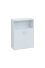 EN 3 - 8DN skříňka 2-dveřová/nika, široká lamino - bílá