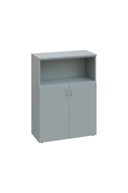 EN 3 - 8DN skříňka 2-dveřová/nika, široká lamino - šedá