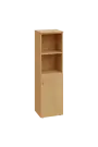 EN 4 - 4DN2 skříň 1-dveřová/otevřená, úzká, pravá lamino - javor horský