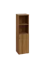 EN 4 - 4DN2 skříň 1-dveřová/otevřená, úzká, pravá lamino - ořech světlý