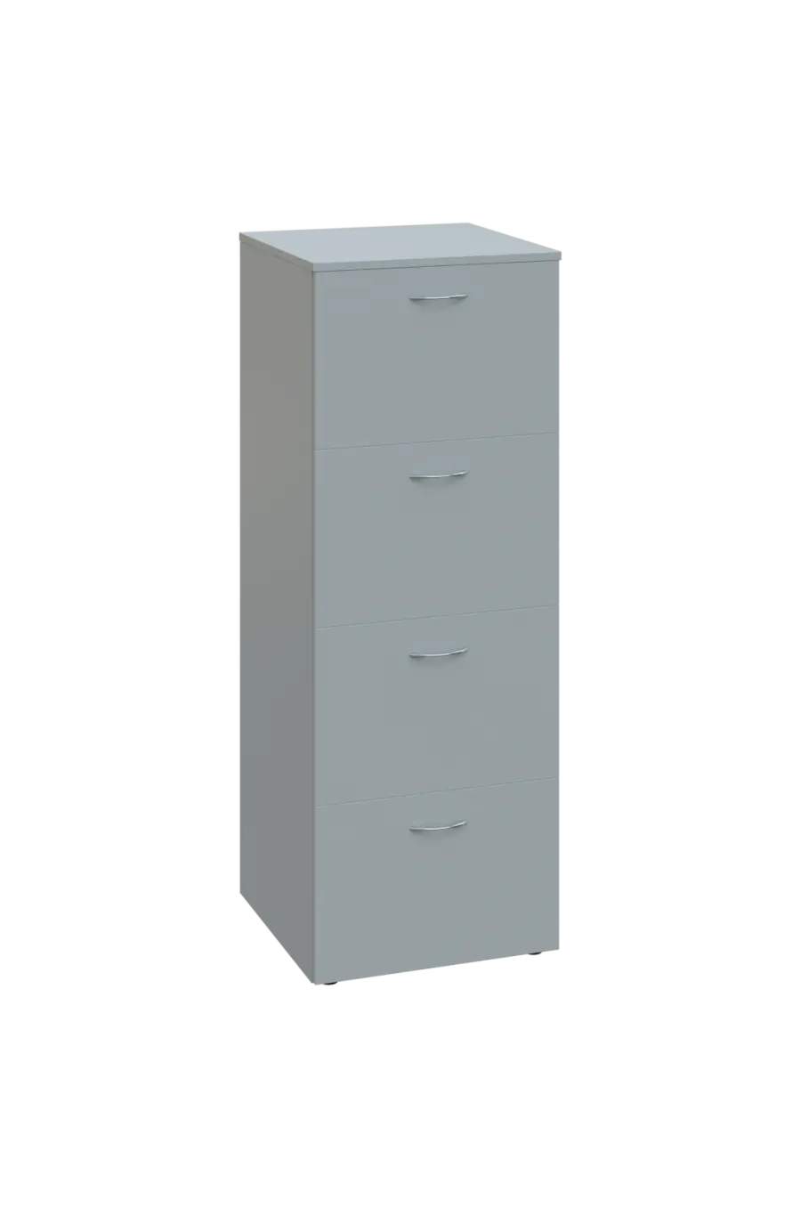 EKA 44 kartotéka, 4-zásuvková, s centrálním zámkem, 1450x430x580, šedá