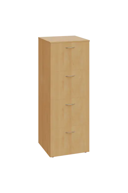 EKA 44 kartotéka, 4-zásuvková, s centrálním zámkem, 1450x430x580, javor horský