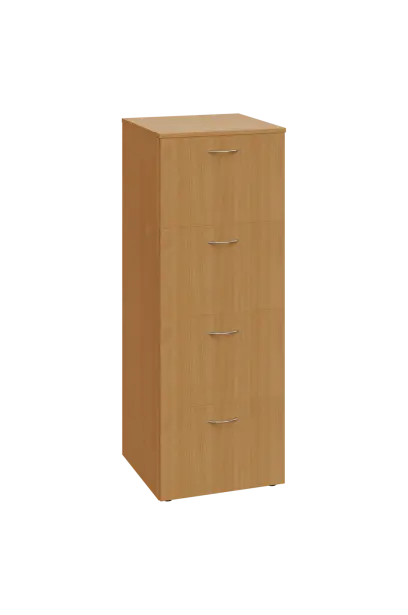 EKA 44 kartotéka, 4-zásuvková, s centrálním zámkem, 1450x430x580, buk Royal