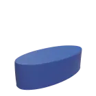 ELIPSA VELKÁ taburet, koženka modrá