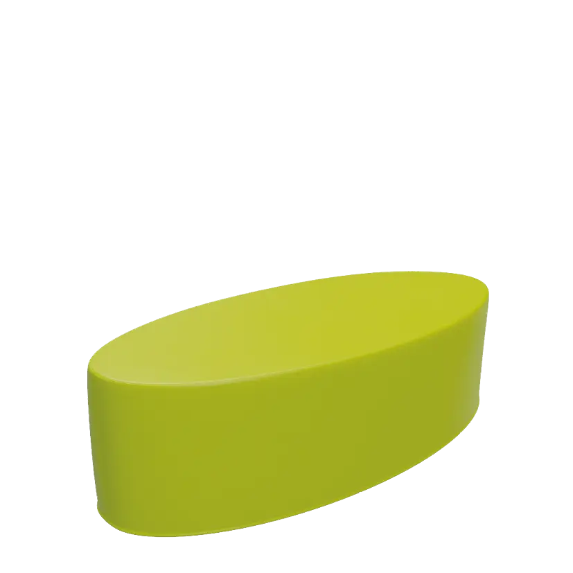 ELIPSA VELKÁ taburet, koženka zelená Apple