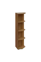 EZ 4 - 4 skříň rohová, vnější, úzká lamino - ořech světlý, pravé provedení