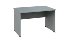 OPL 28 - 12 stůl kancelářský, dřevěná podnož, deska 25 mm, široký 1200 mm, šedá