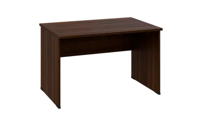 OPL 28 - 12 stůl kancelářský, dřevěná podnož, deska 25 mm, široký 1200 mm, ořech královský OPL 28 - 12 stůl kancelářský, dřevěná podnož, deska 25 mm, široký 1200 mm, ořech královský