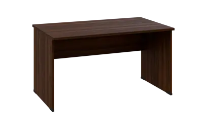 OPL 28 - 14 stůl kancelářský, dřevěná podnož, deska 25 mm, široký 1400 mm, ořech královský OPL 28 - 14 stůl kancelářský, dřevěná podnož, deska 25 mm, široký 1400 mm, ořech královský