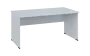 OPL 28 - 16 stůl kancelářský, dřevěná podnož, deska 25 mm, široký 1600 mm, bílá