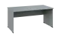 OPL 28 - 16 stůl kancelářský, dřevěná podnož, deska 25 mm, široký 1600 mm, šedá