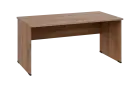 OPL 28 - 16 stůl kancelářský, dřevěná podnož, deska 25 mm, široký 1600 mm, dub bardolino