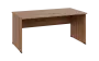 OPL 28 - 16 stůl kancelářský, dřevěná podnož, deska 25 mm, široký 1600 mm, dub bardolino