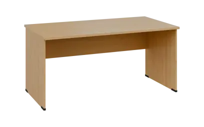 OPL 28 - 16 stůl kancelářský, dřevěná podnož, deska 25 mm, široký 1600 mm, javor horský OPL 28 - 16 stůl kancelářský, dřevěná podnož, deska 25 mm, široký 1600 mm, javor horský
