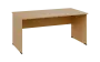 OPL 28 - 16 stůl kancelářský, dřevěná podnož, deska 25 mm, široký 1600 mm, javor horský