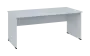 OPL 28 - 18 stůl kancelářský, dřevěná podnož, deska 25 mm, široký 1800 mm, bílá