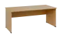 OPL 28 - 18 stůl kancelářský, dřevěná podnož, deska 25 mm, široký 1800 mm, javor horský