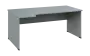 ORL 28 - 184 stůl kancelářský, rohový, levý, dřevěná podnož, deska 25 mm, široký 1800 mm, šedá
