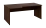 ORL 28 - 186 stůl kancelářský, rohový, levý, dřevěná podnož, deska 25 mm, široký 1800 mm, ořech královský