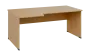 ORL 28 - 186 stůl kancelářský, rohový, levý, dřevěná podnož, deska 25 mm, široký 1800 mm, javor horský