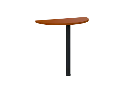 OJD 2 - 80 přístavba jednací, kovová podnož černá, síla desky 25 mm, široká 800 mm, třešeň šumavská