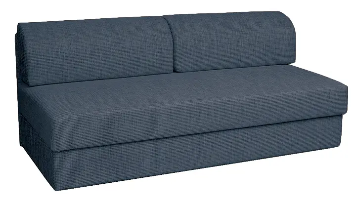 MARIANA S OPĚRKOU, válenda celočalouněná, látka BEST 20 - látka modrá