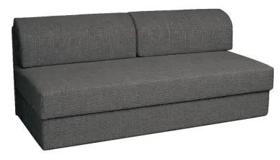 MARIANA S OPĚRKOU rošt, válenda celočalouněná, látka BEST 06 - látka tm.šedý melír