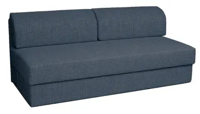 MARIANA S OPĚRKOU rošt, válenda celočalouněná, látka BEST 20 - látka modrá