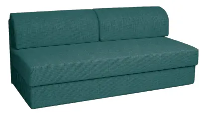 MARIANA S OPĚRKOU rošt, válenda celočalouněná, látka BORA B 57 -  látka tyrkysová