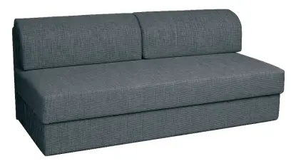 MARIANA S OPĚRKOU rošt, válenda celočalouněná, koženka OTO SA 2 - koženka tmavě šedá