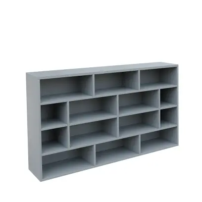 LSV 1 - 150 botník, 1500x350x900 mm lamino - šedá