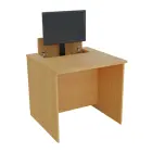 PC - VM1 - 80 stůl  s mechanickým výsuvem (1x) monitoru, 750x800x800 mm lamino - buk Royal