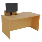 PC - VM1 - 140 stůl  s mechanickým výsuvem (1x) monitoru, 750x1400x800 mm lamino - buk Royal