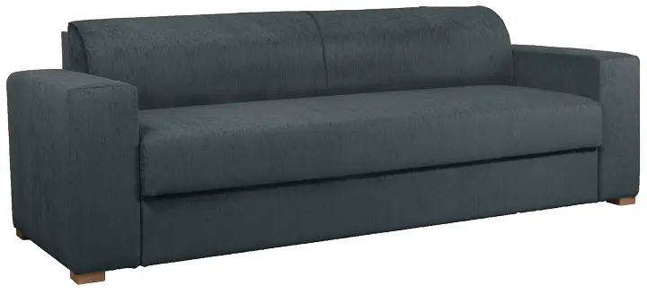 MONROE pohovka celočalouněná, koženka OTO SA 2 - koženka tmavě šedá