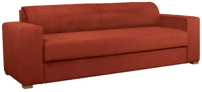 MONROE rošt, pohovka celočalouněná, látka BEST 10 - látka cihlová