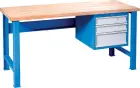 E 150/70 dílenský pracovní stůl - pevný (výškově nestavitelný)