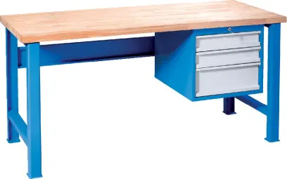 E 150/80 dílenský pracovní stůl - pevný (výškově nestavitelný)