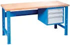 E 200/80 dílenský pracovní stůl - výškově stavitelný