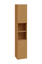 EN 6 - 42DN skříň 2-dveřová/otevřená, úzká, pravá lamino - buk Royal