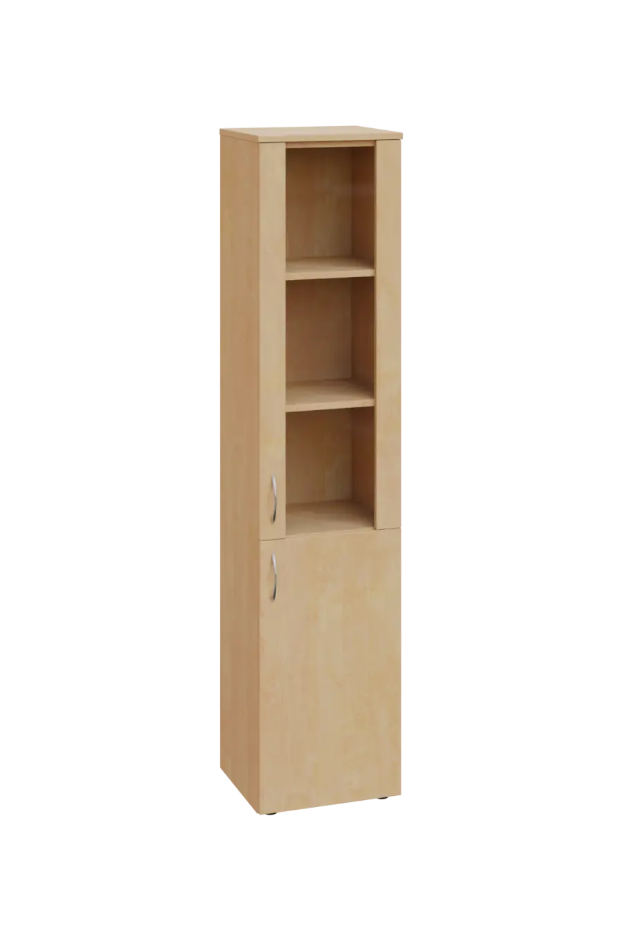 EN 5 - 4DS skříň 2-dveřová/1-sklo/, úzká, pravá lamino - bříza irská