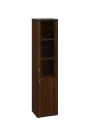 EN 5 - 4DS skříň 2-dveřová/1-sklo/, úzká, pravá lamino - ořech královský