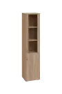 EN 5 - 4DS skříň 2-dveřová/1-sklo/, úzká, pravá lamino - dub bardolino