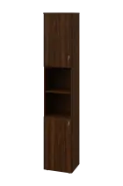 EN 6 - 42DN skříň 2-dveřová/otevřená, úzká, levá lamino - ořech královský