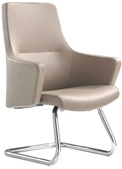GRANADA - K  křeslo konferenční, koženka cappuccino