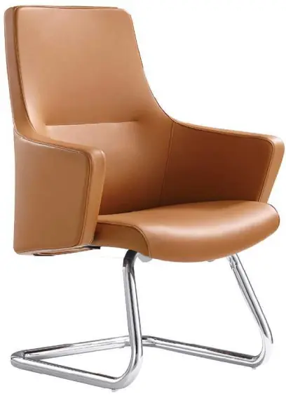 GRANADA - K  křeslo konferenční, koženka karamel