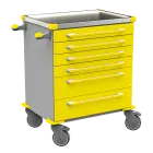 MOBI 01 N vozík zdravotnický plast ABS - žlutá